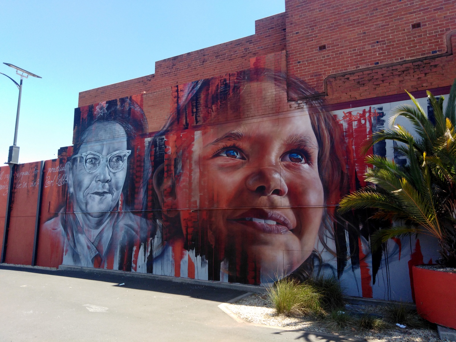 Pearl Gibbs mural Dubbo