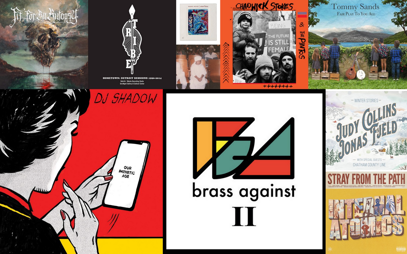 November 2019 bonus political albums artwork