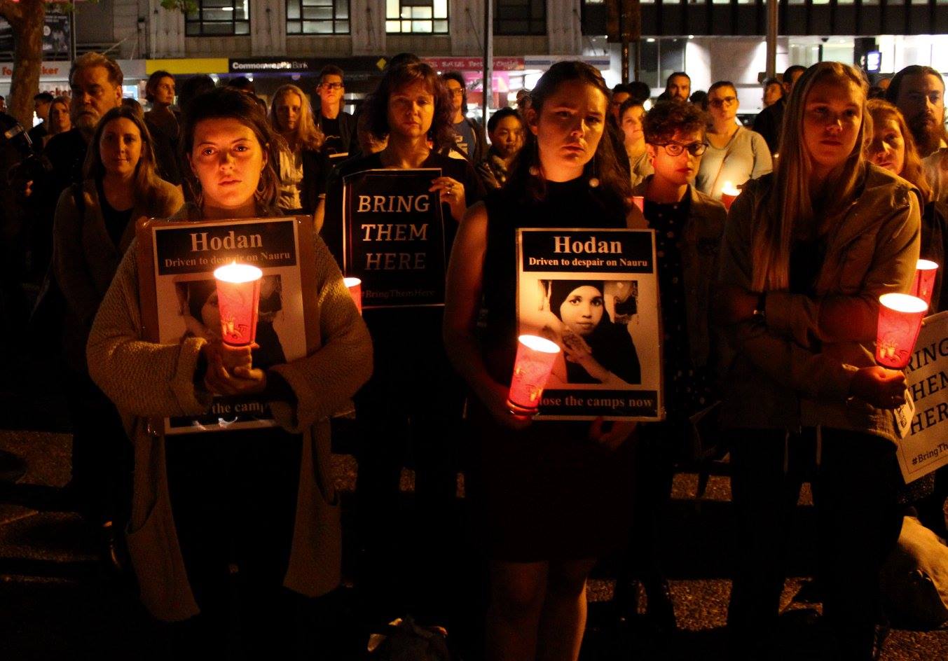 Vigil for Hodan Yasin, Sydney May 4 2016.