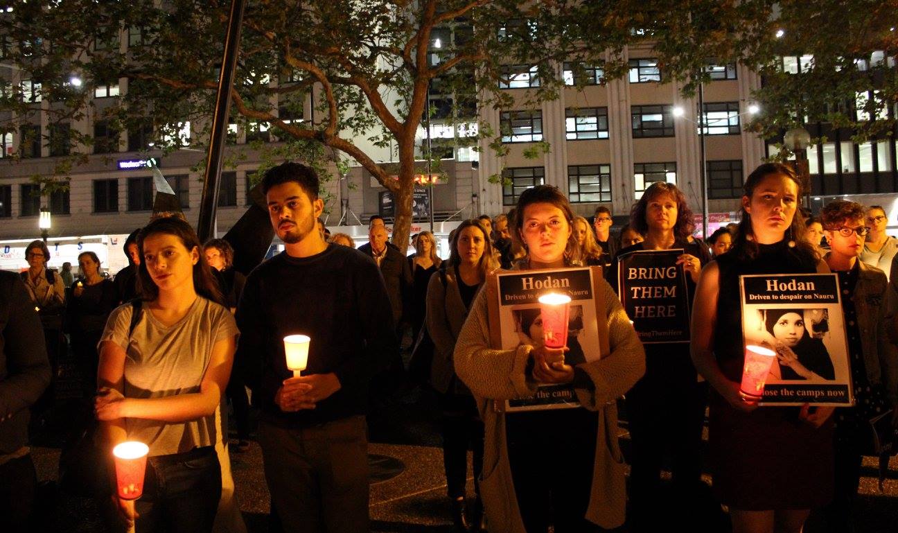 Vigil for Hodan Yasin, Sydney May 4 2016.