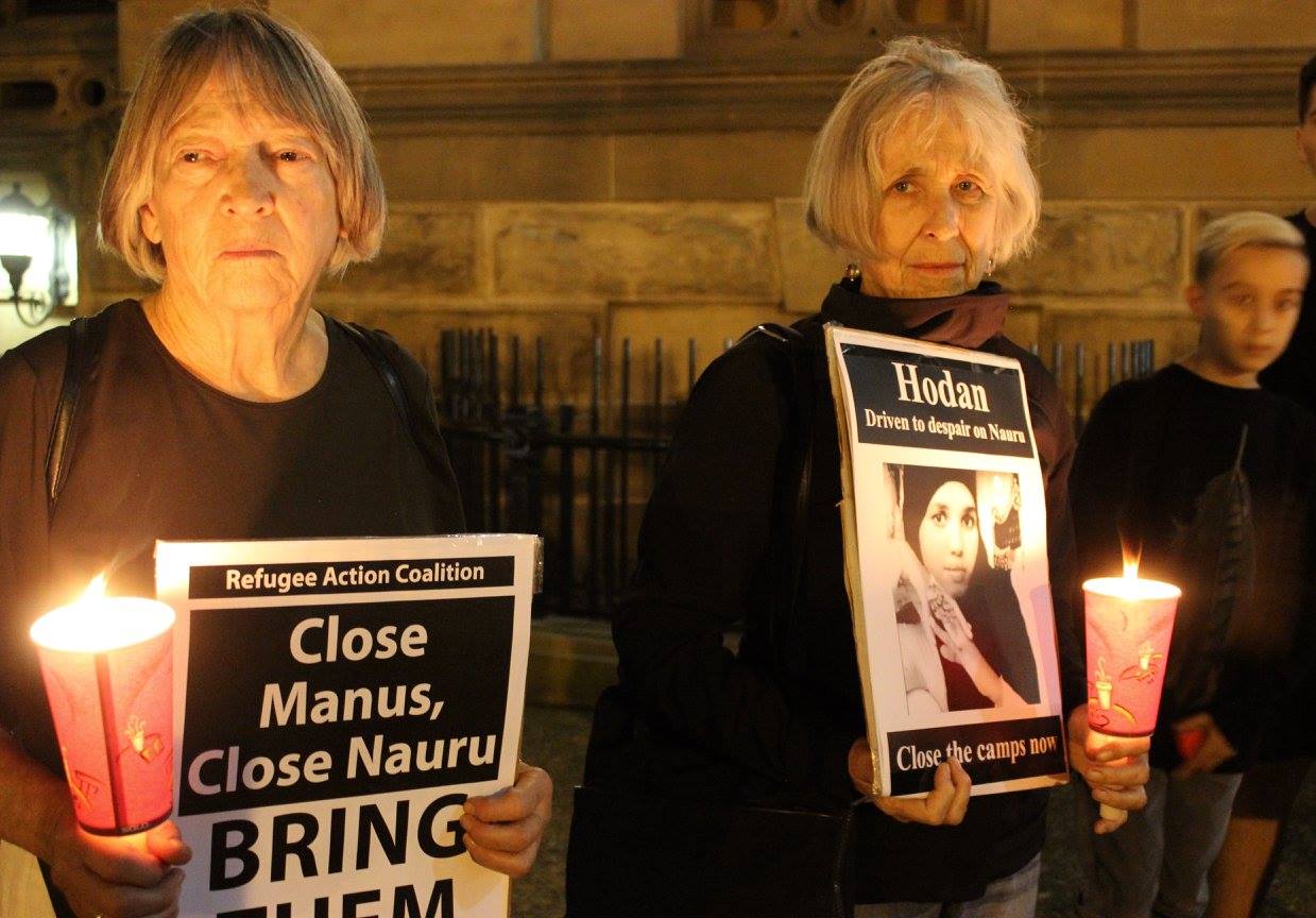 Vigil for Hodan Yasin, Sydney May 4 2016.