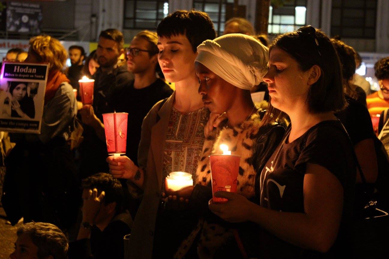 Vigil for Hodan Yasin, Sydney May 4 2016.