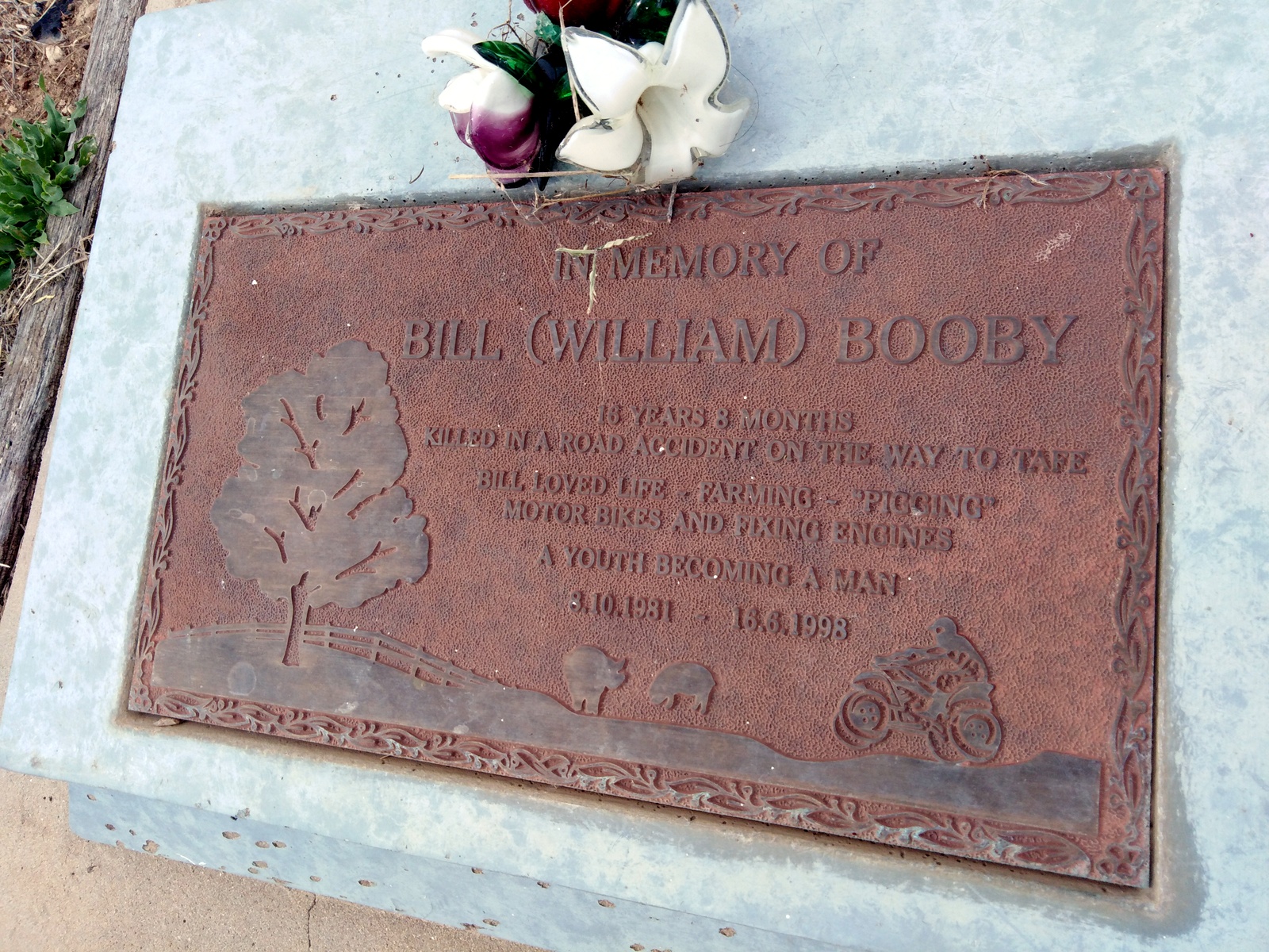 Bill Booby grave