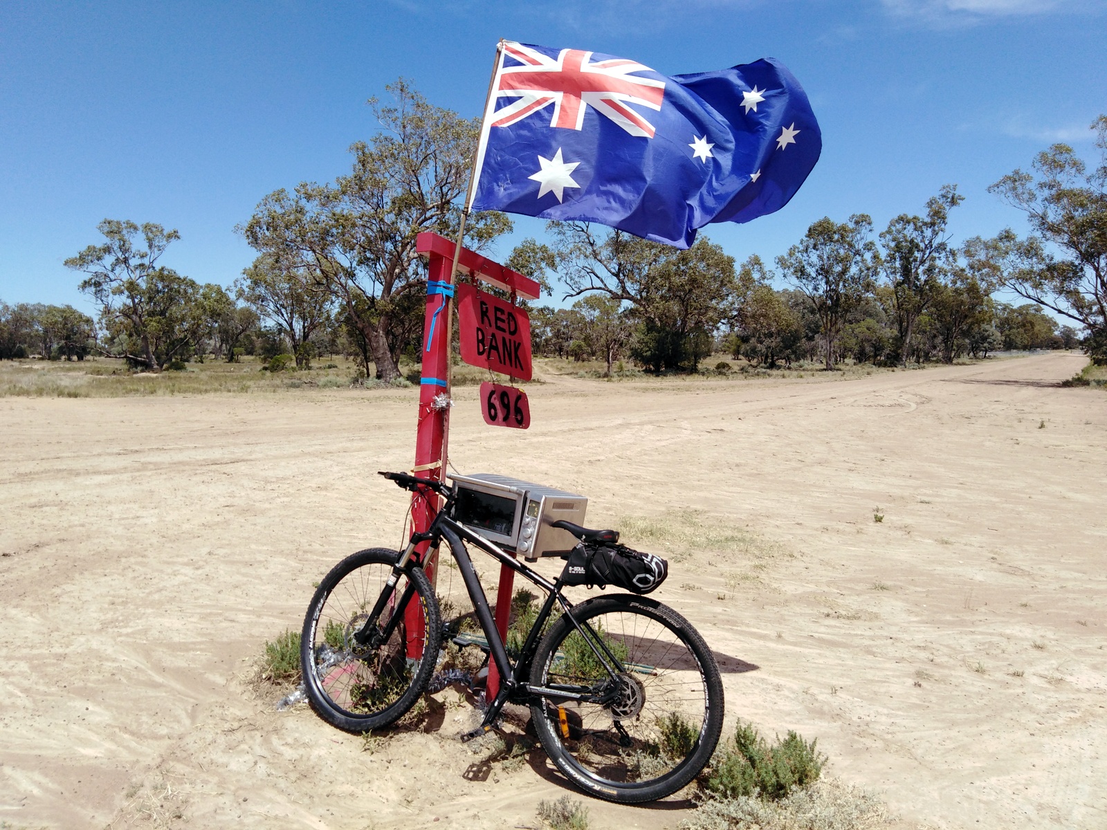 Rural mailbox outside Wee Waa, NSW, Australia