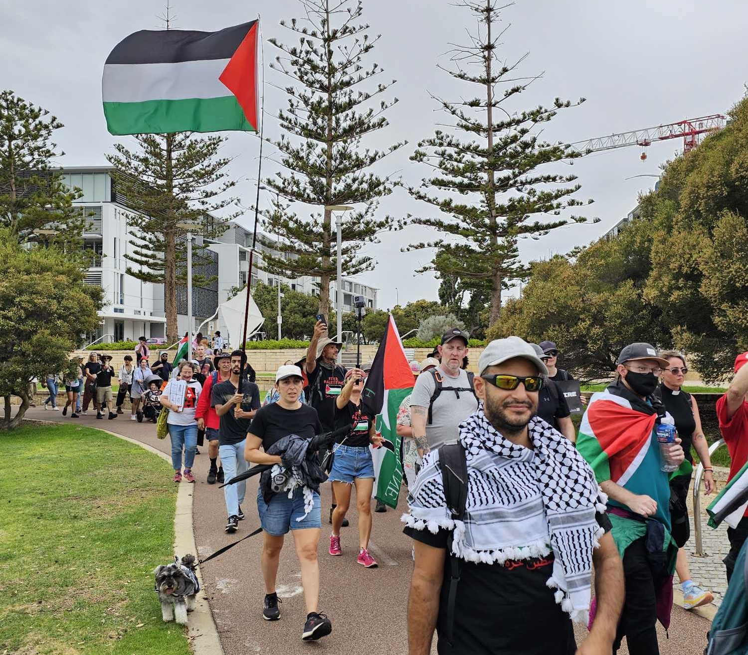 Walking 41km in solidarity with Gaza