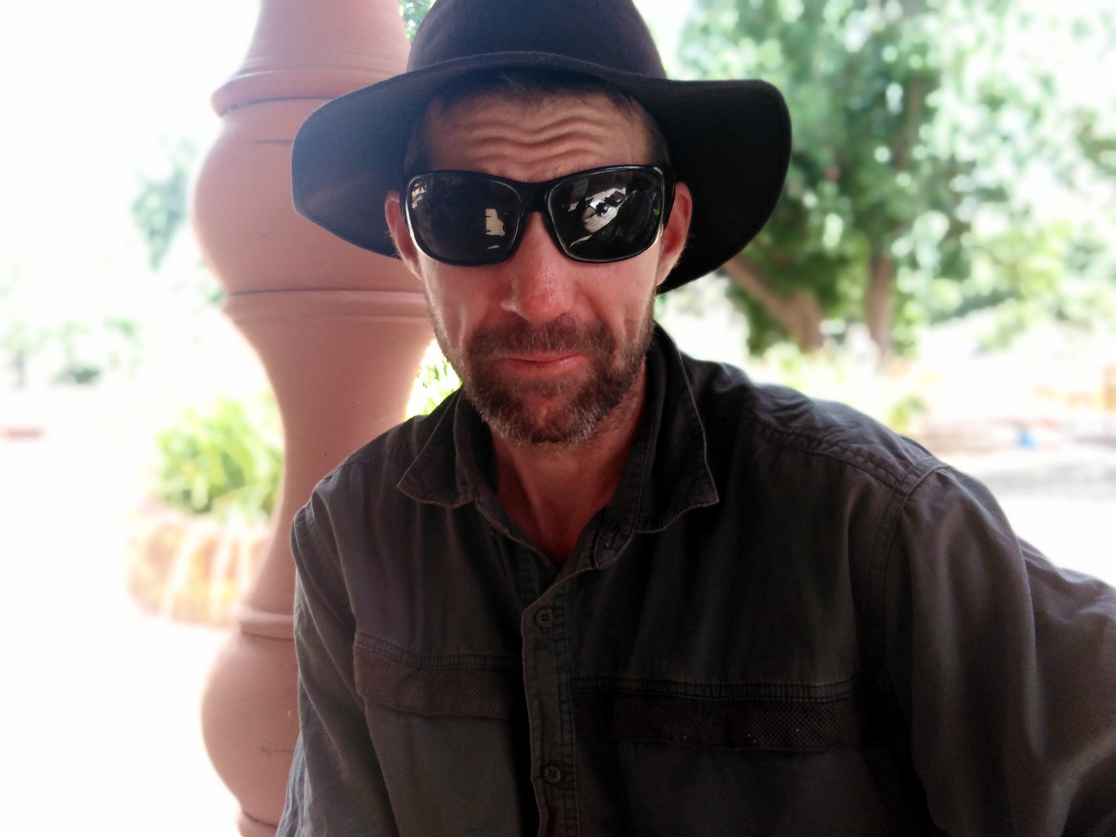 Anti-CSG activist and third-generation farmer Brett Hopkinson, formerly known as Brett Sanders