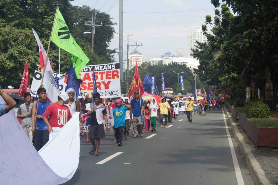 Super typhoon Yolanda (Typhoon Haiyan) climate justice rally, US Embassy Manila, November 11 2013.