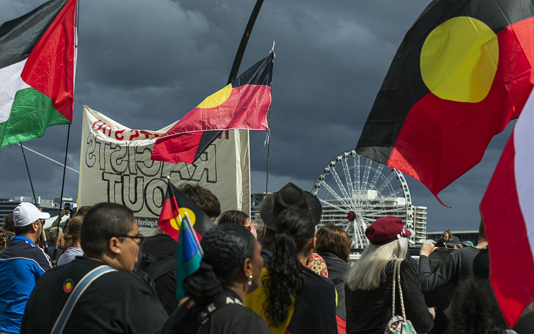 Marching in Magan-djin/Brisbane, September 13