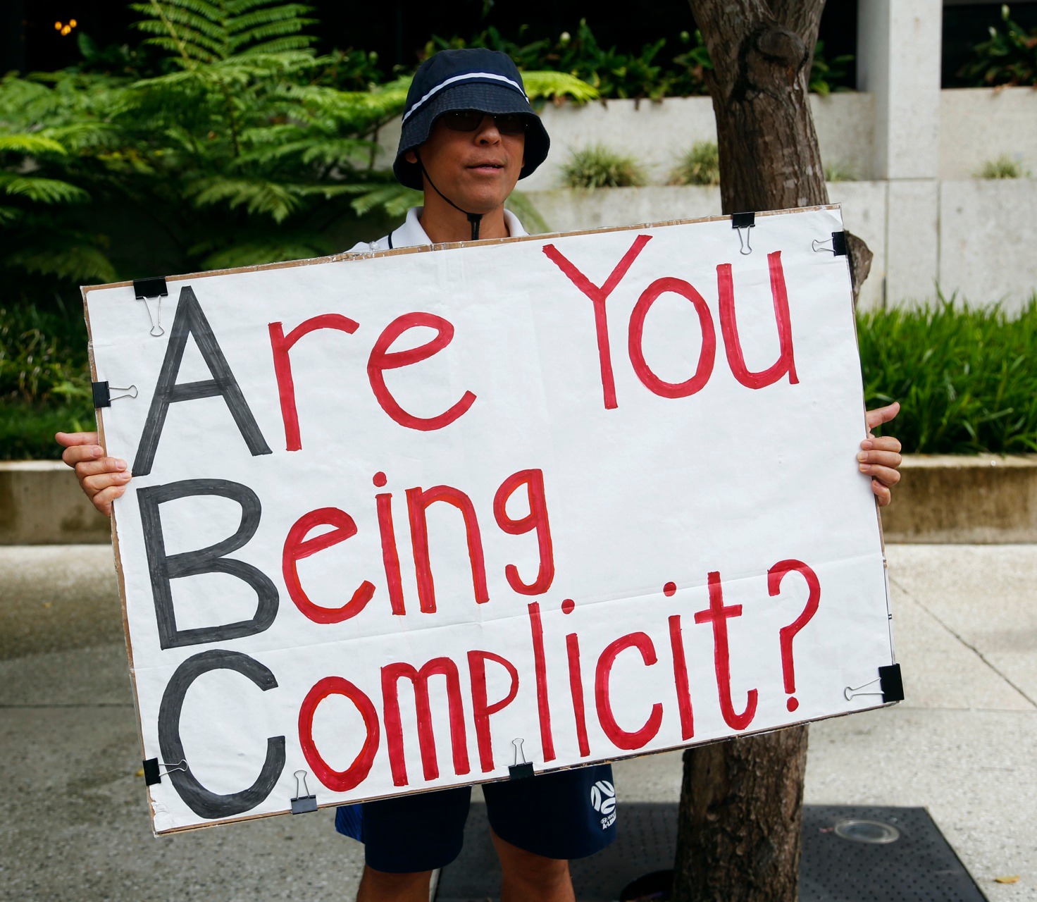 'Are you being complicit?', Meanjin/Brisbane. 