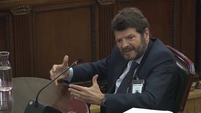 Albert Batlle, former general manager of the Mossos d'Esquadra, testifies