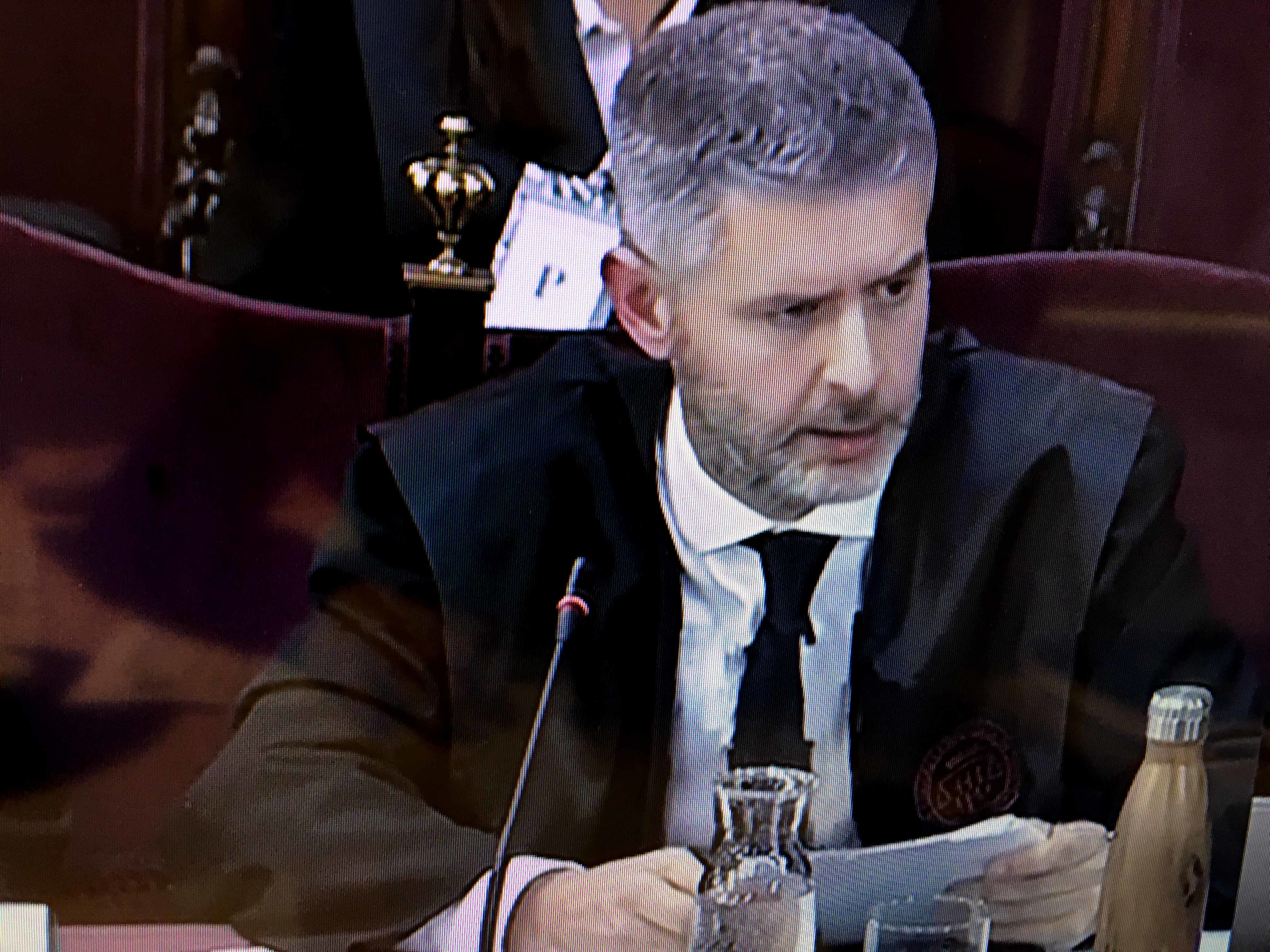 ​Andreu Van den Eynde, lawyer for Oriol Junqueras and Raül Romeva, opened defence attacks on the injustices of the trial process