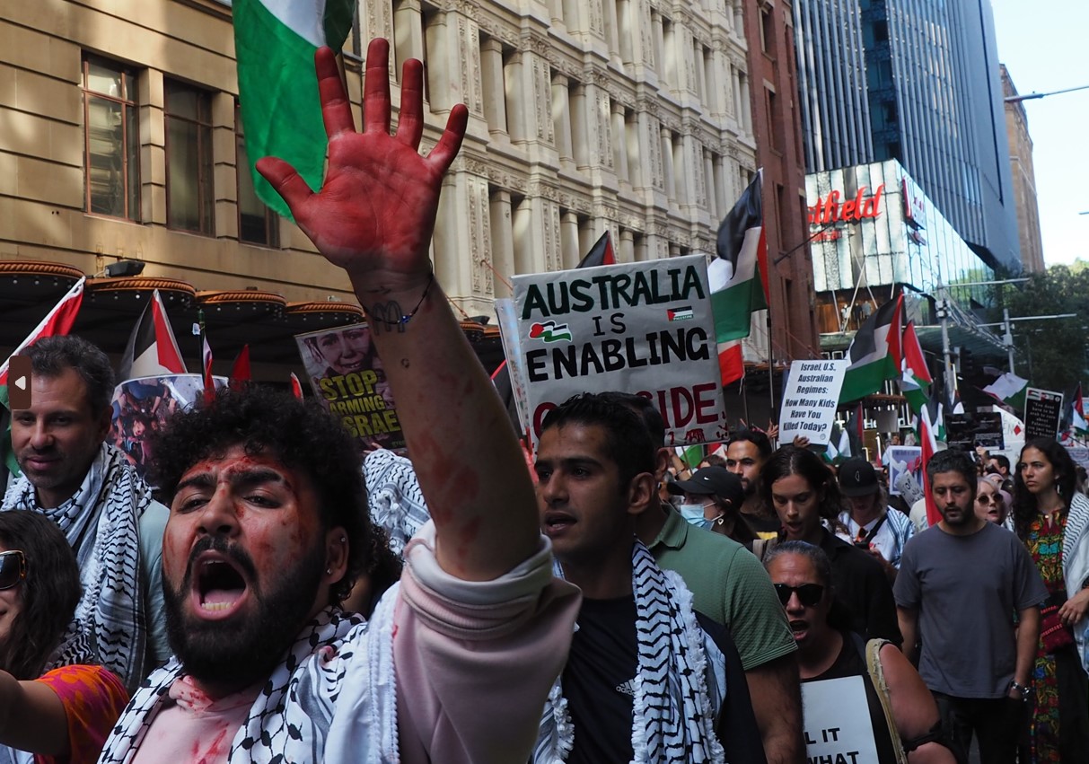 Blood on their hands, Gadigal/Sydney, April 7