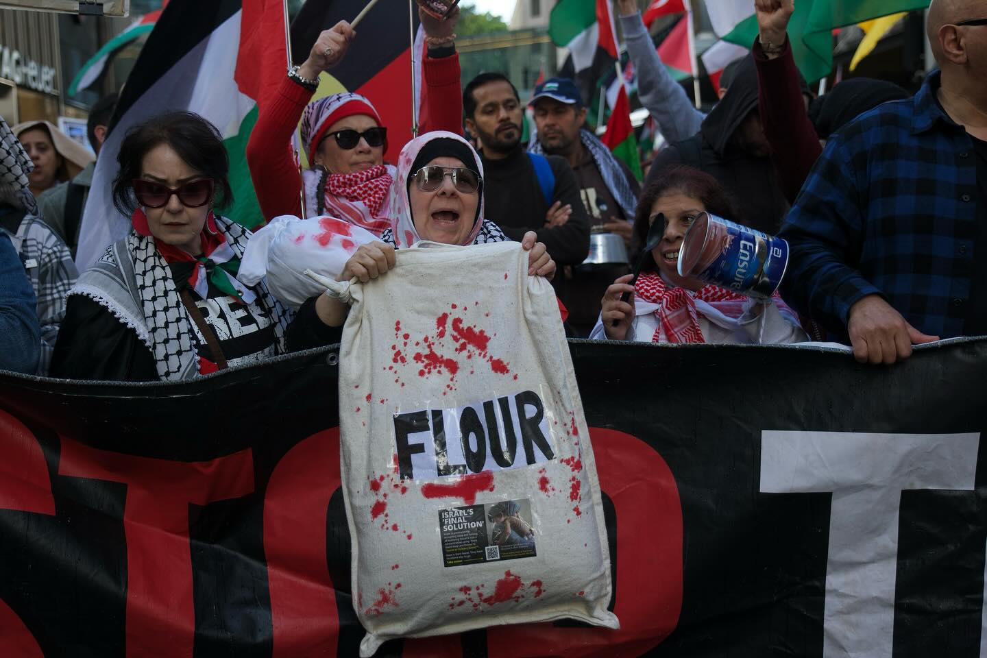 Israel is killing Gazans as they seek food aid, Gadigal Country/Sydney, July 27