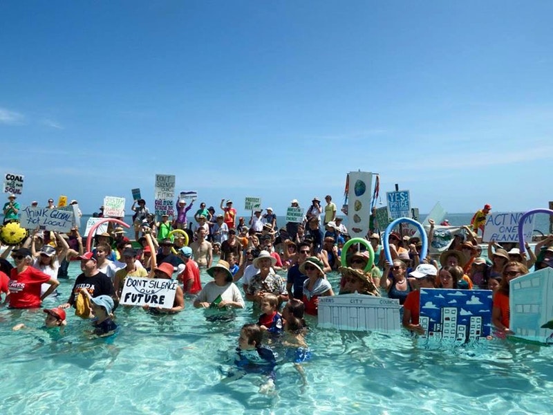 Cairns climate change rally November 2015.