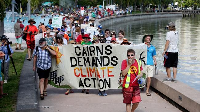 Cairns climate change rally November 2015.