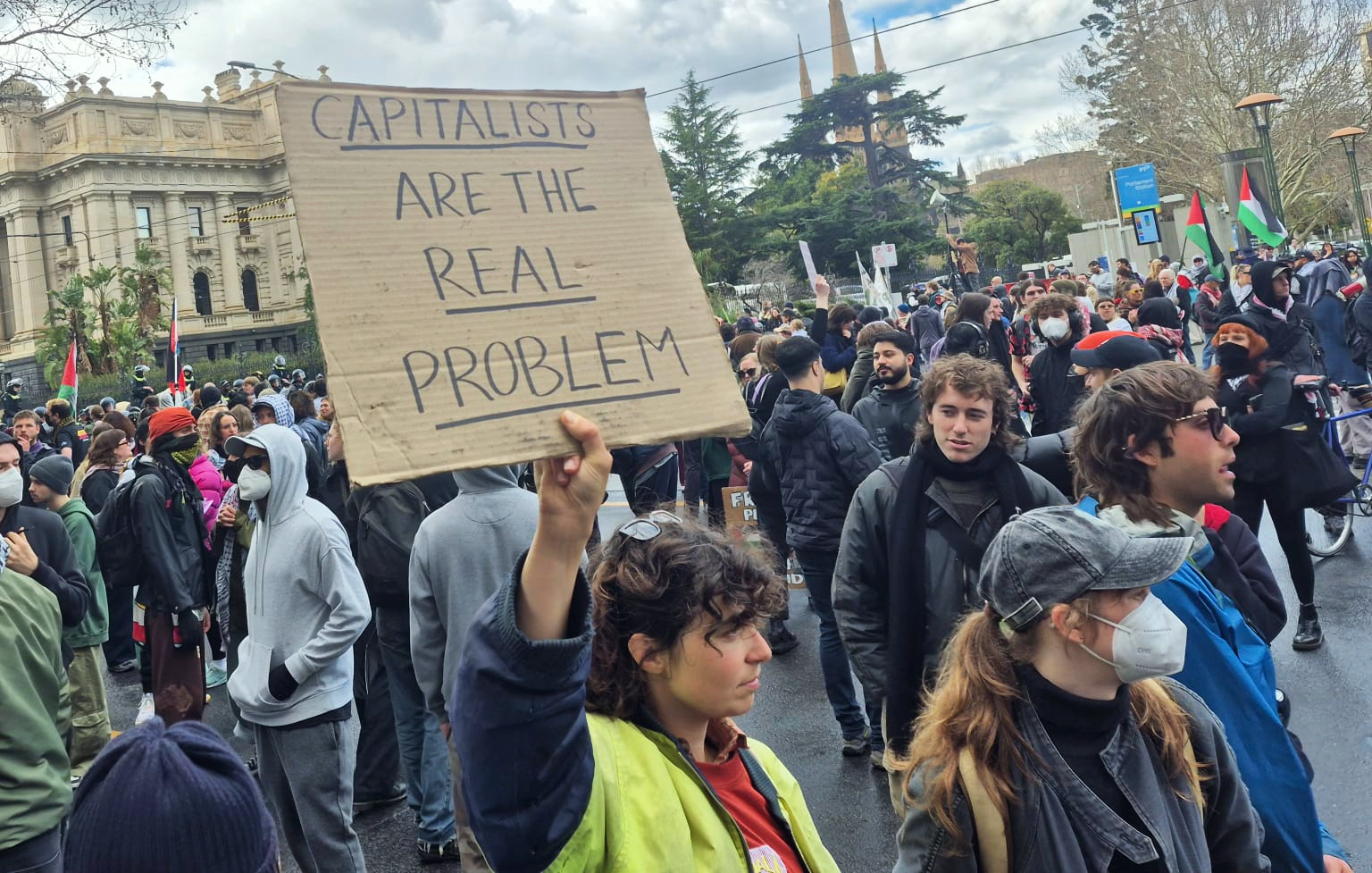 Capitalists are the real problem, Naarm/Melbourne Capitalists are the real problem, Naarm/Melbourne