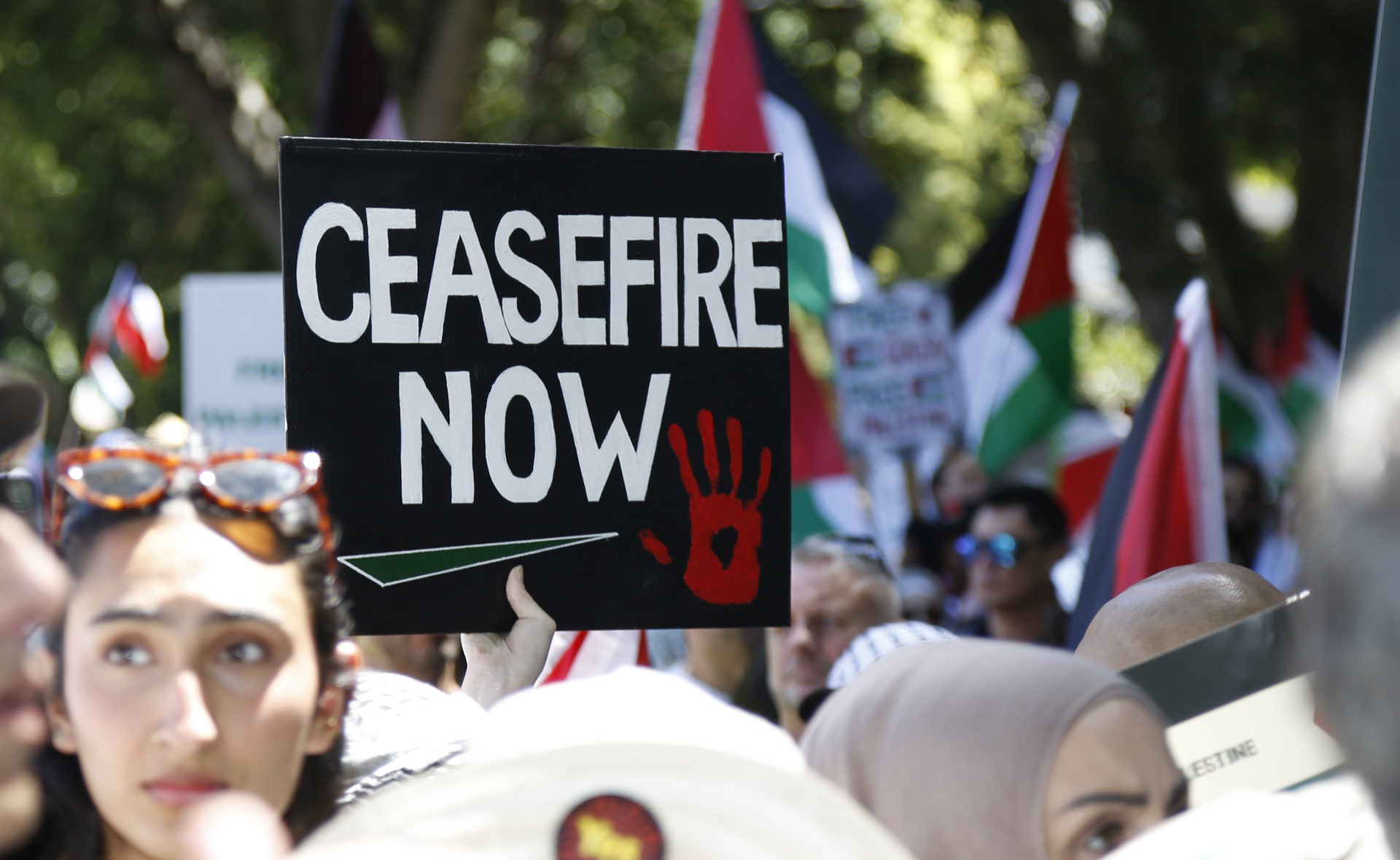 Ceasefire now, Gadi/Sydney