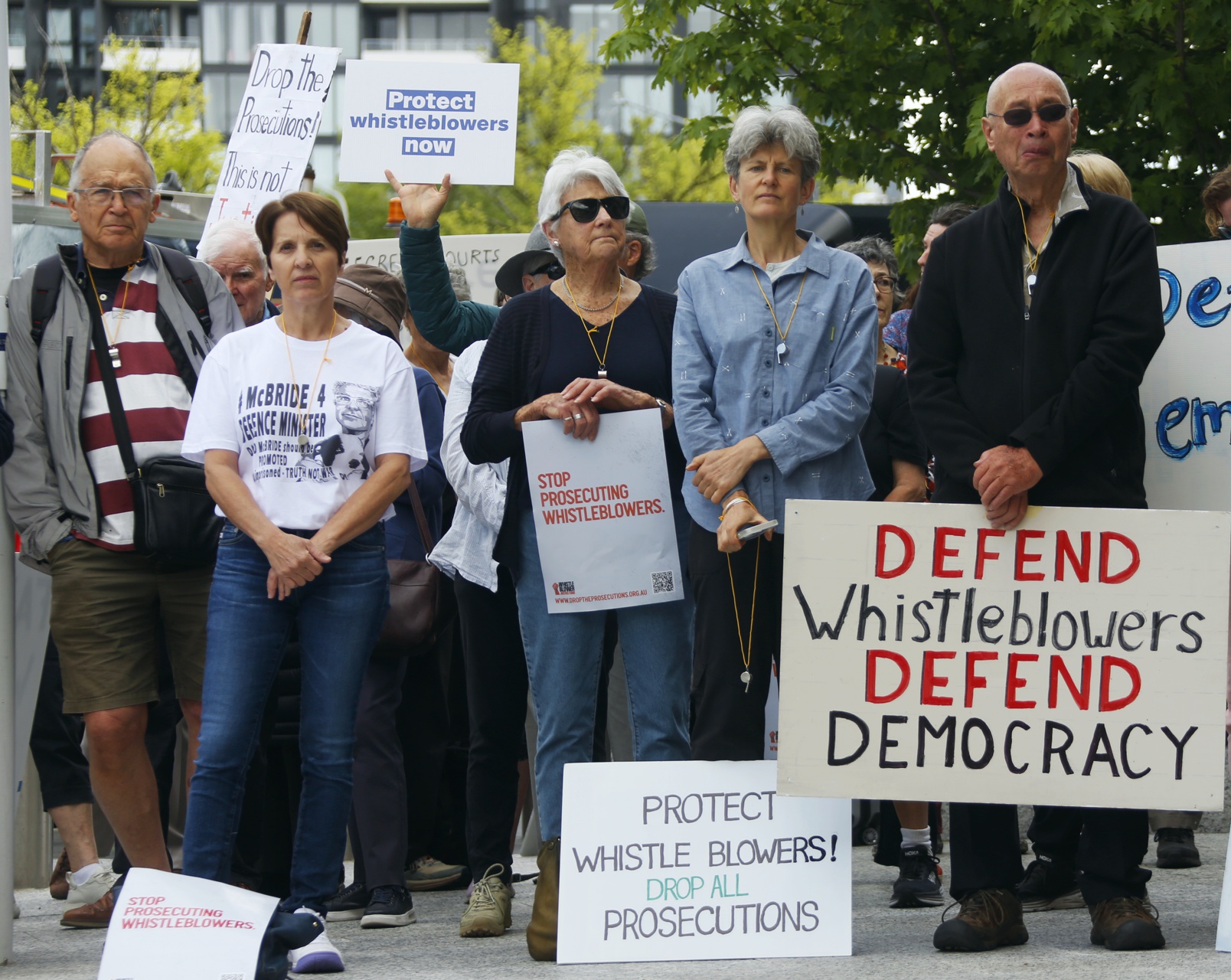 Defend whistleblowers, November 13