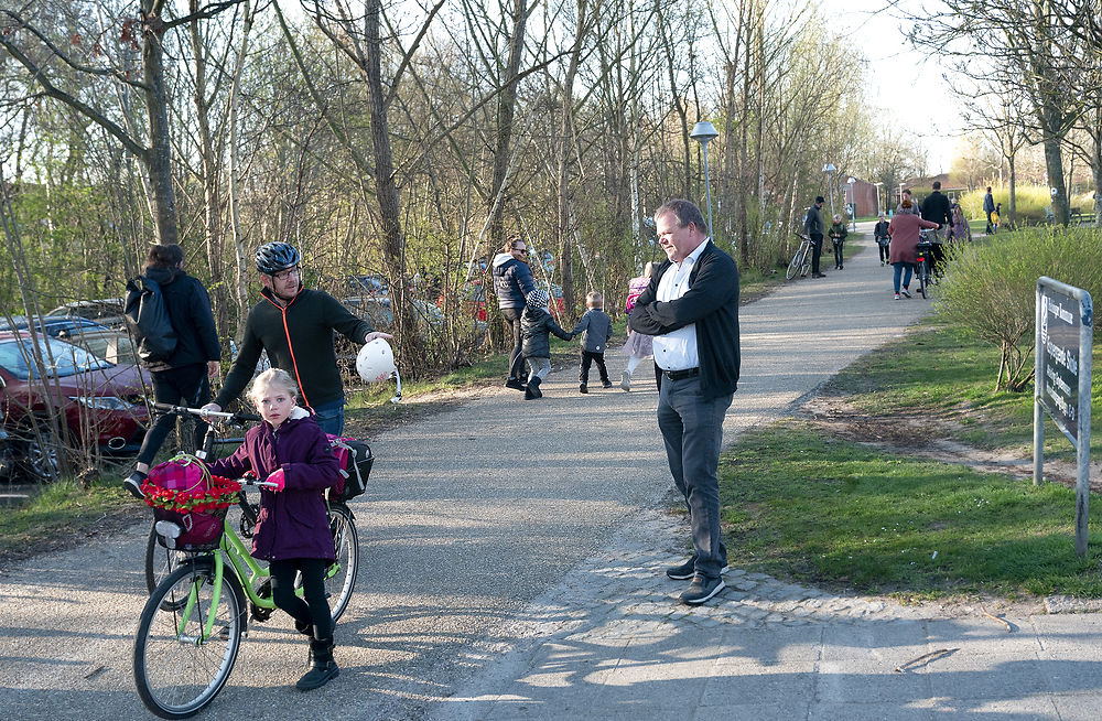 Danish primary school children returned to school on April 24 (Credit: The Local)