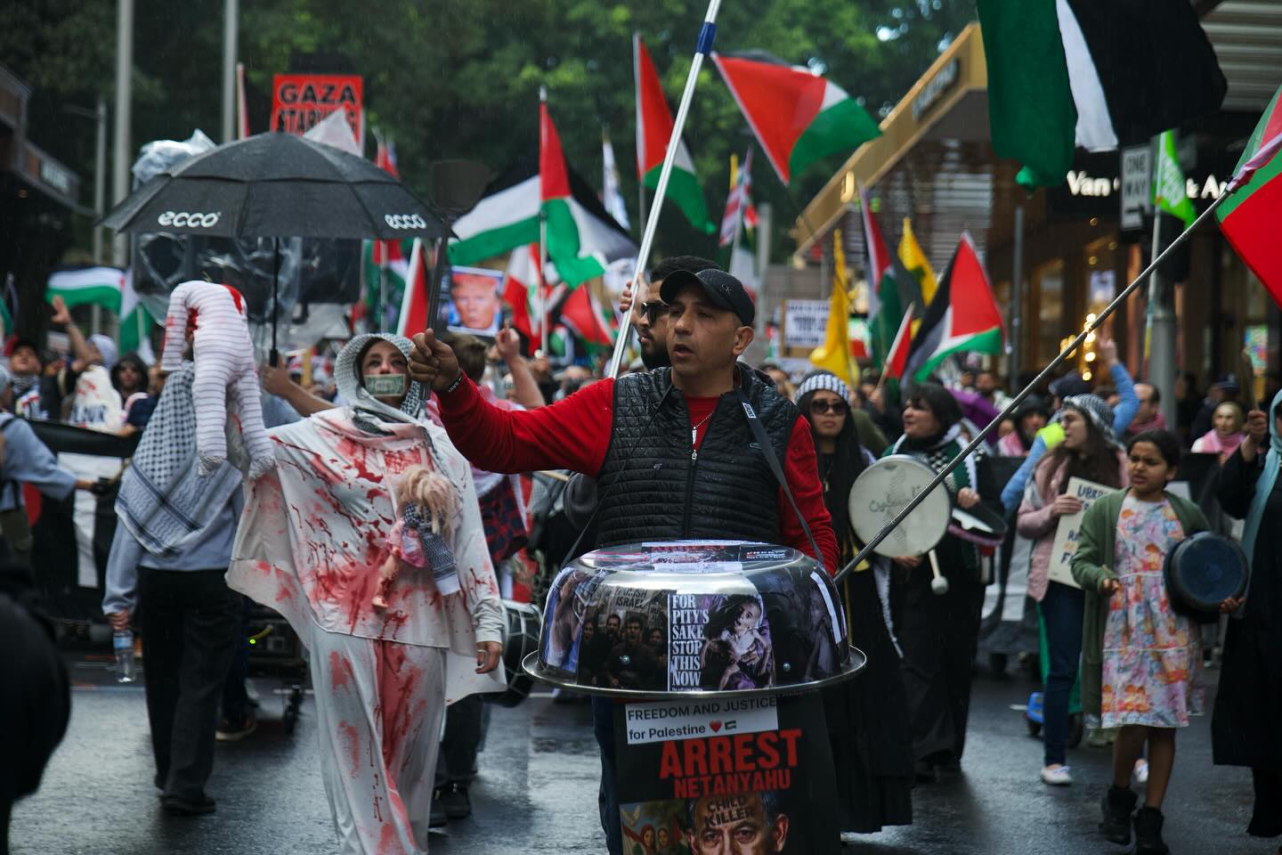 Marching in Gadigal Country/Sydney, July 27