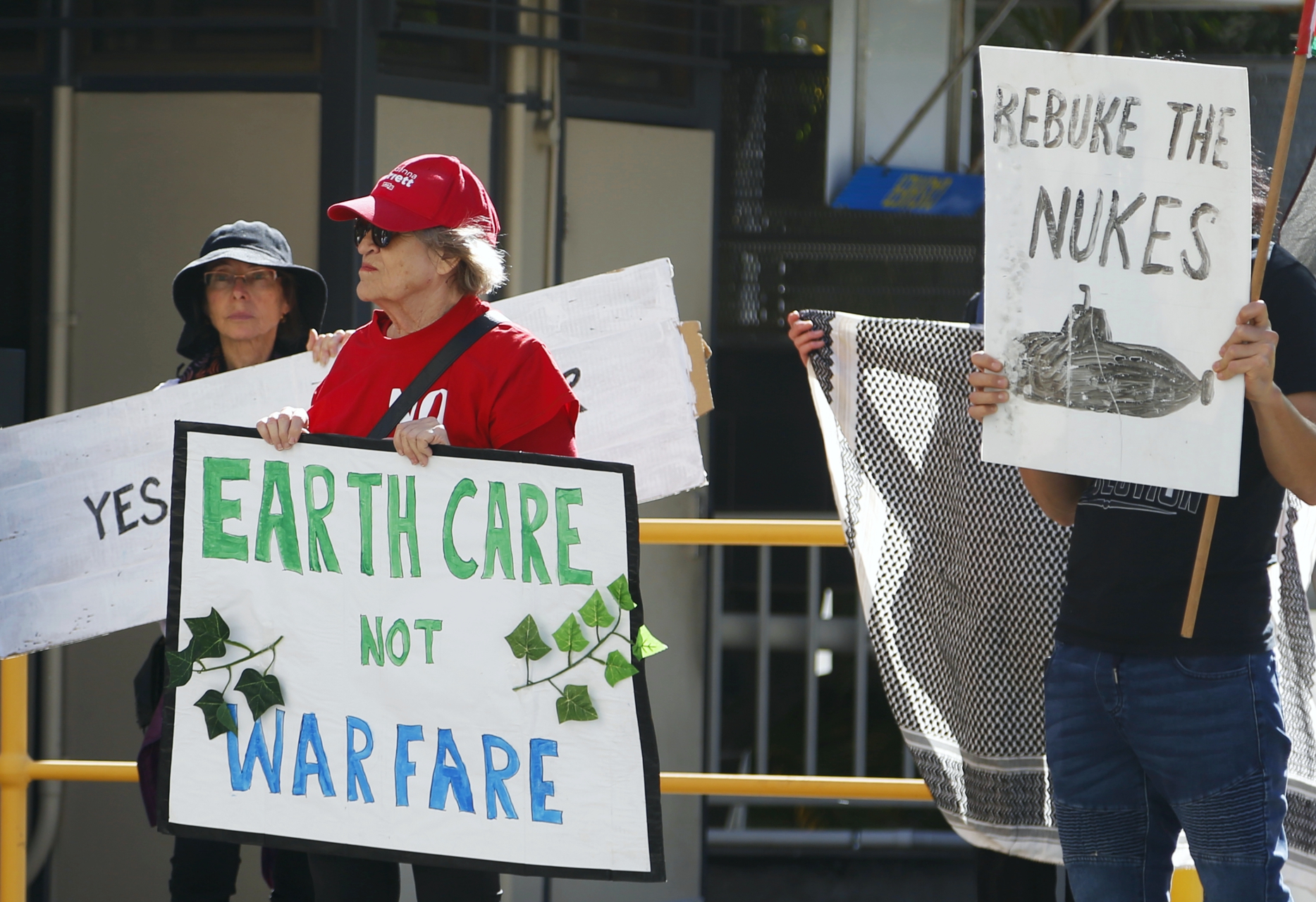 'Earthcare not warfare' 'Earthcare not warfare'
