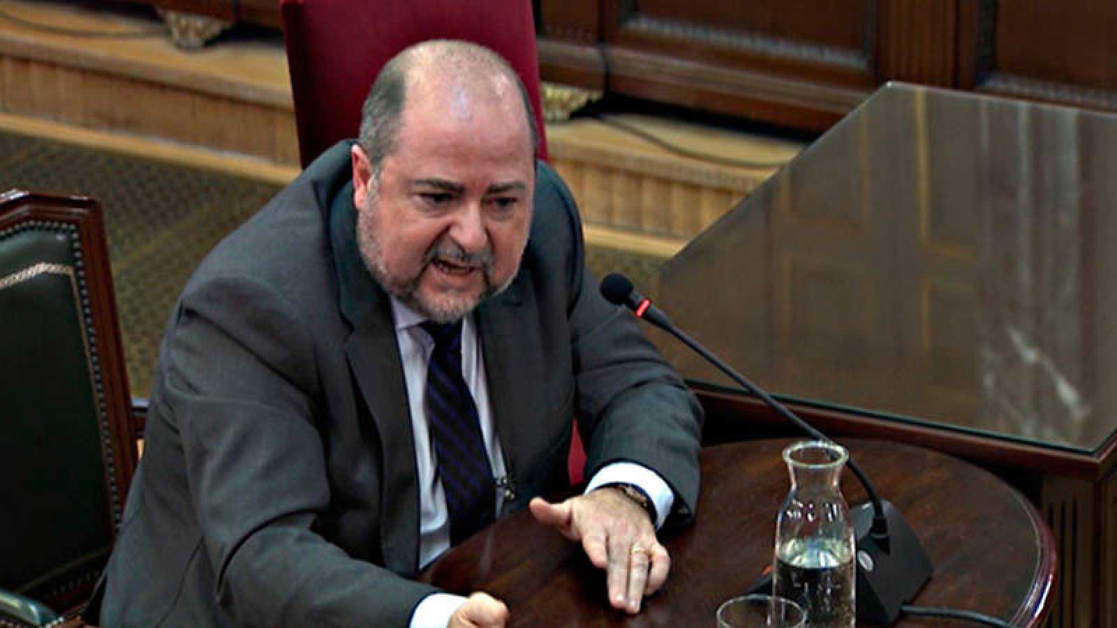 Francisco Juan Fuentes, former distribution manager at Unipost, giving evidence