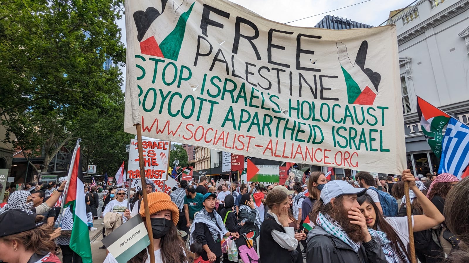 Free Palestine, Naarm/Melbourne, December 10