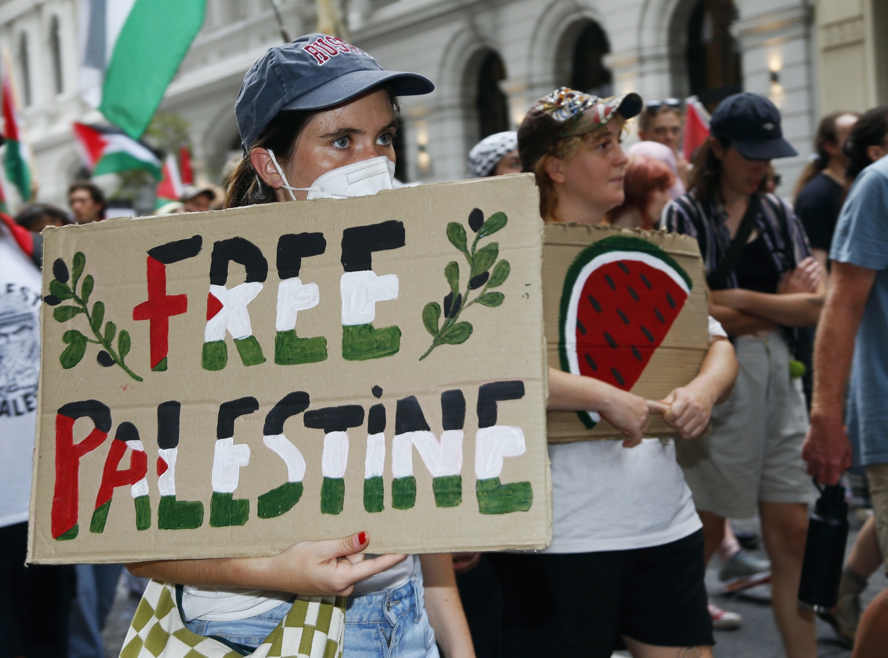Free Palestine, Magan-djin/Brisbane, April 7