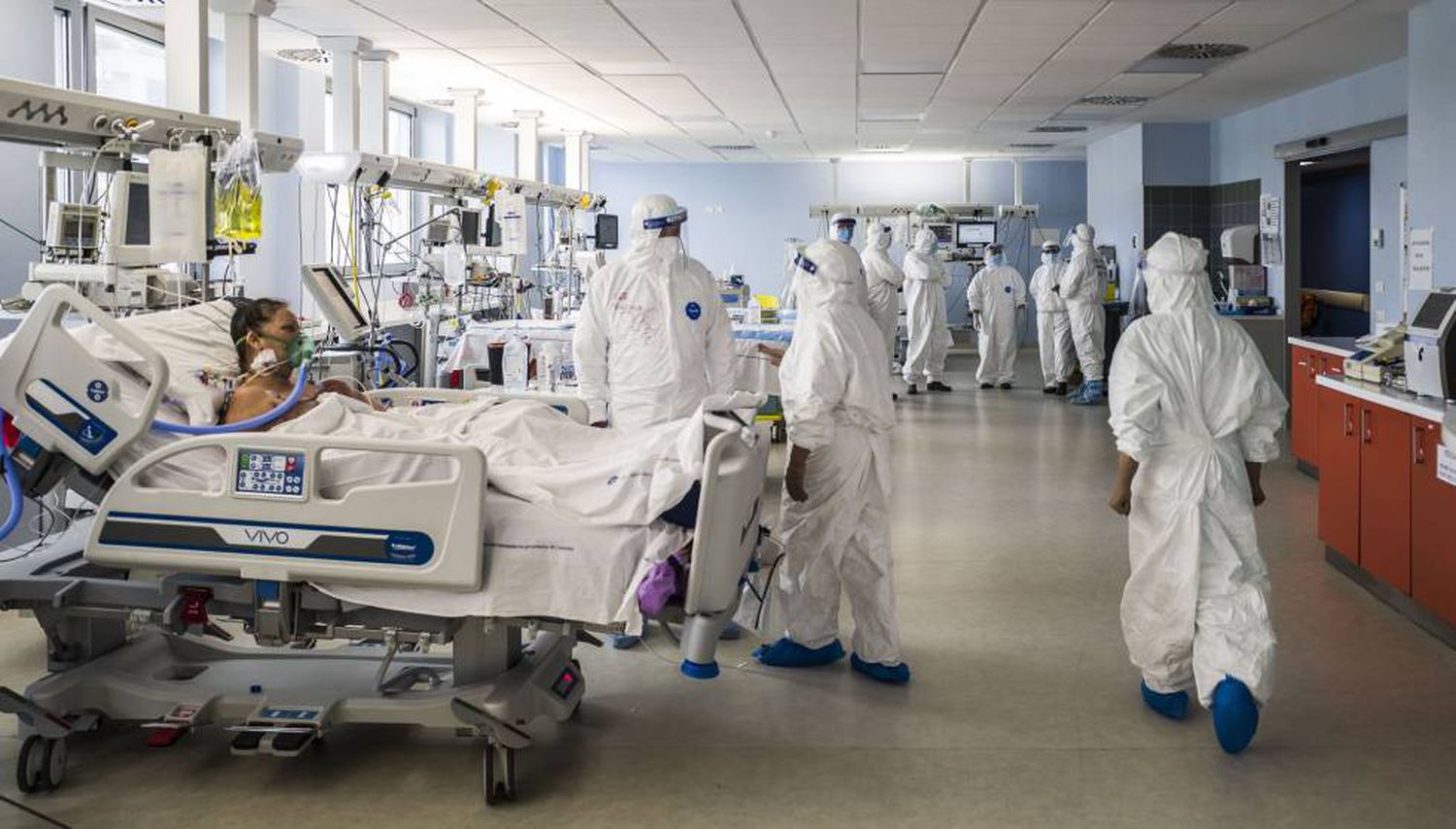 The intensive care unit in the Italian city of Catania on April 23. Credit: Fabrizio Villa | Getty 