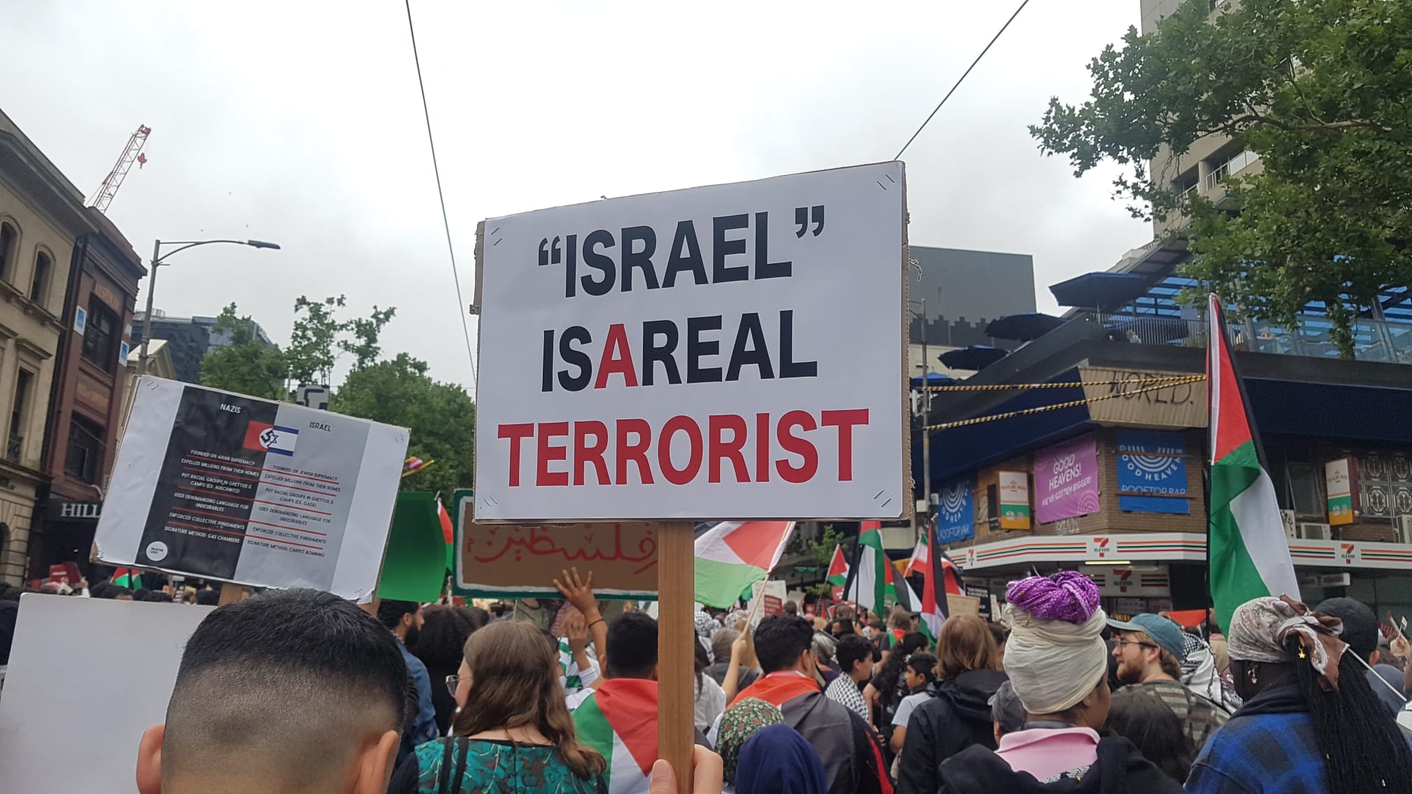 Israel is the real terrorist, Naarm/Melbourne, December 10
