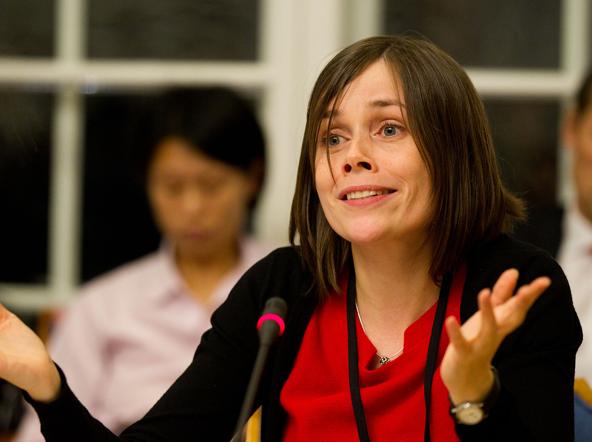 Iceland's prime minister Katrín Jakobsdottir, of the Left-Green Movement (Credit: Corriere della Sera)