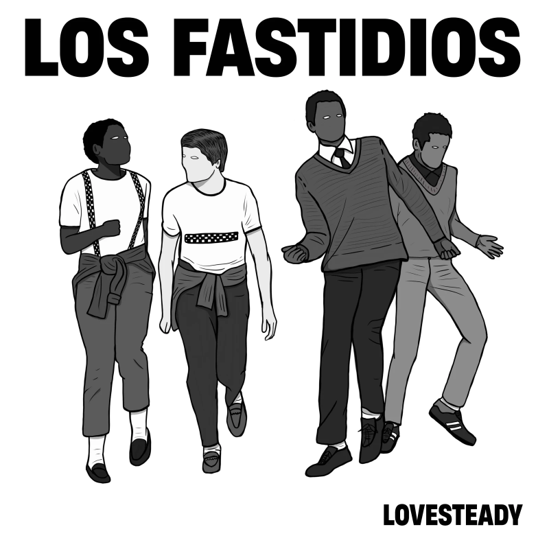 LOS FASTIDIOS - LOVESTEADY album sleeve