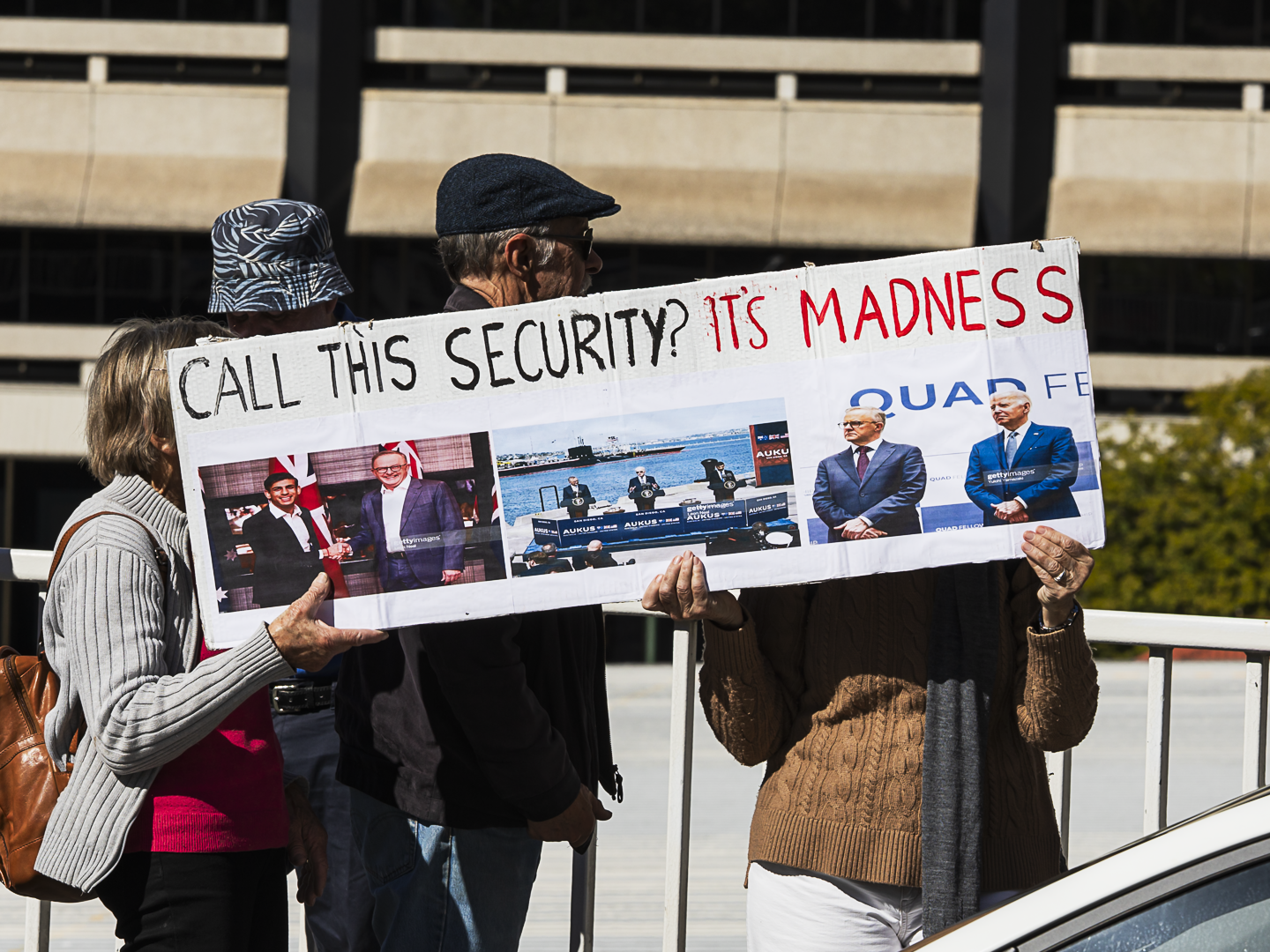'Madness not security' 'Madness not security'