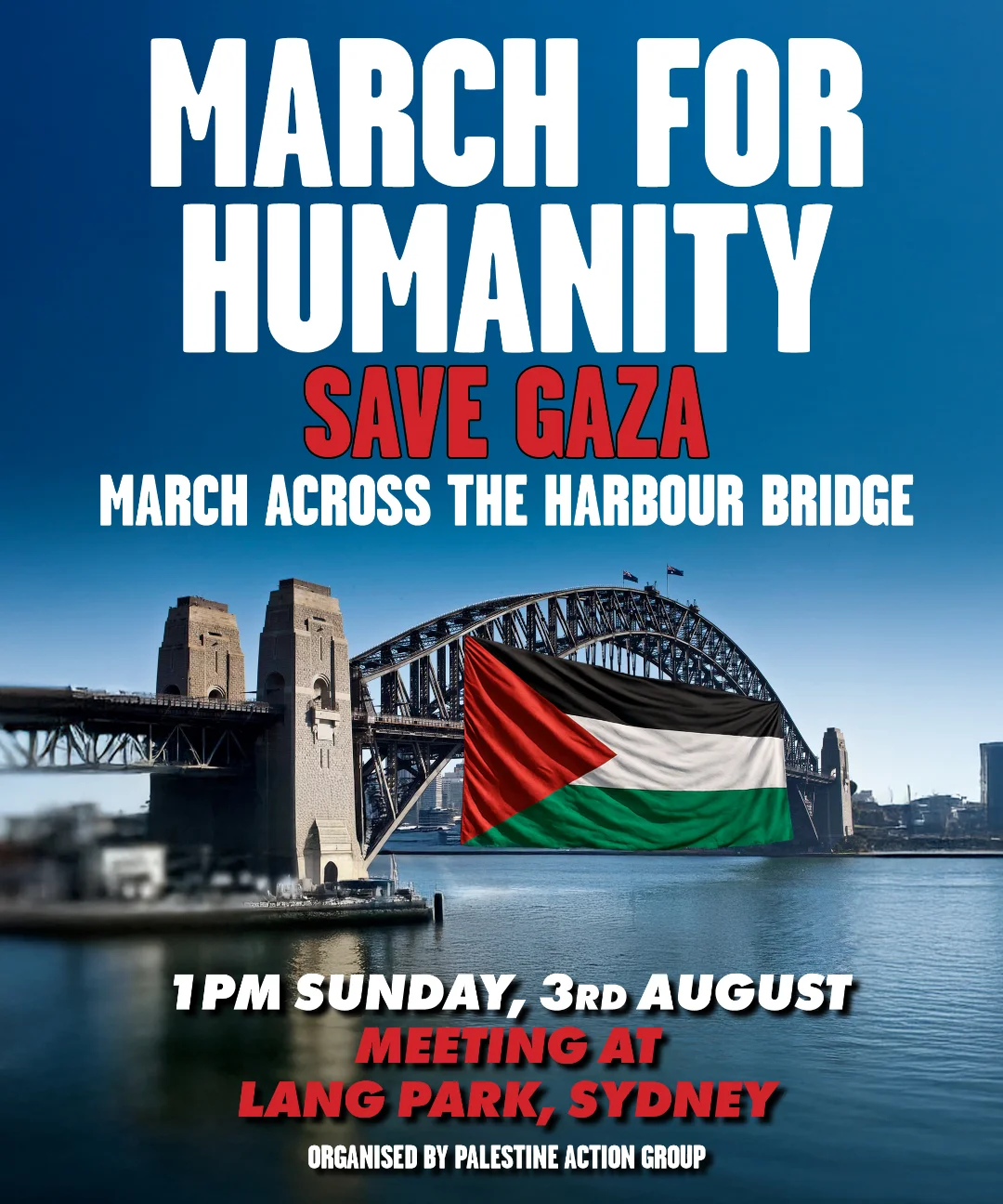 March For Humanity poster
