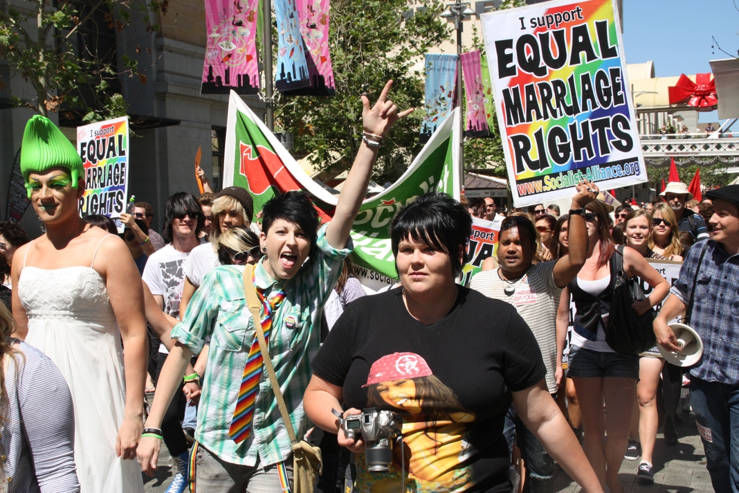 Marching for marriage equality