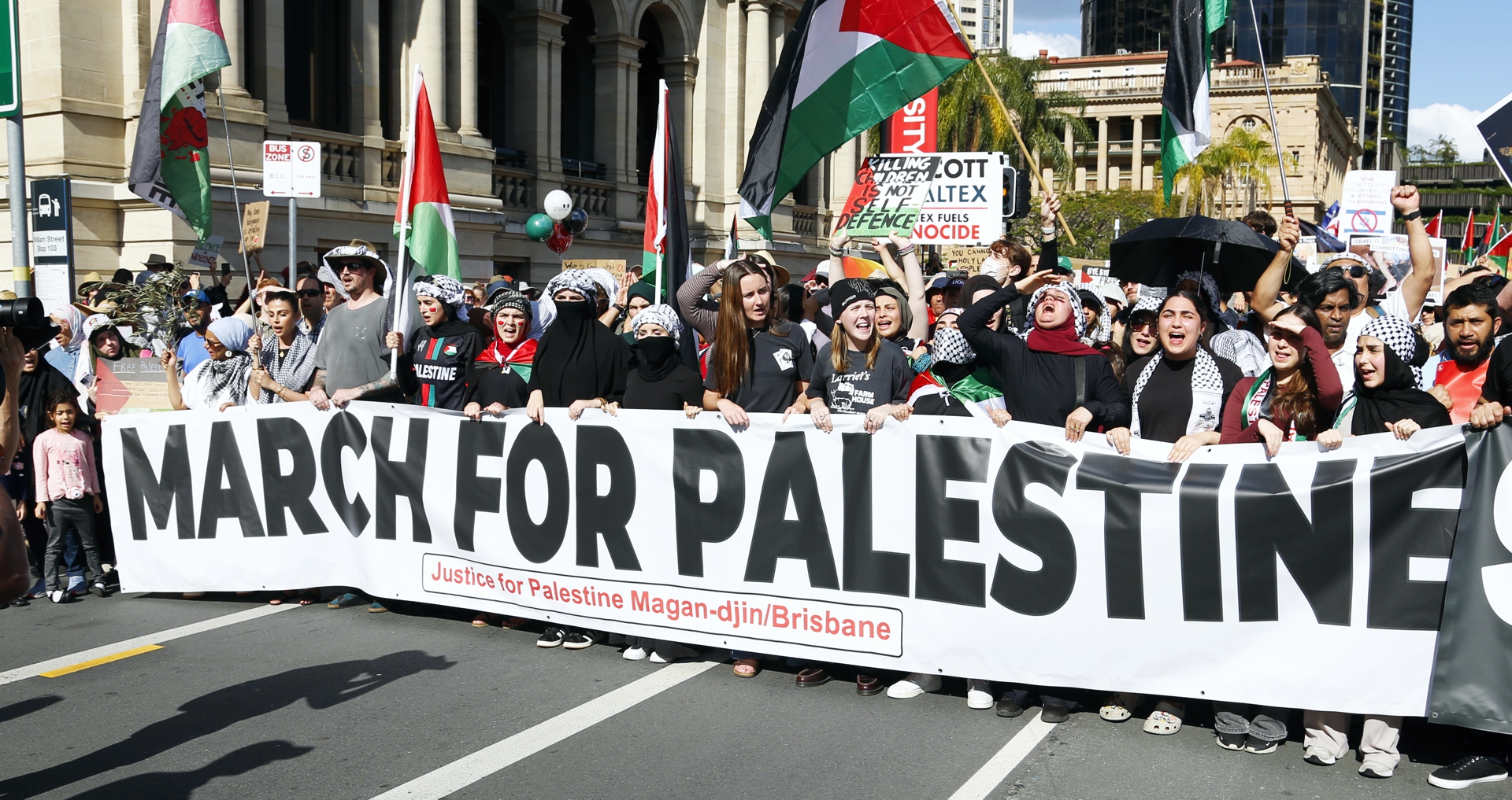 March for Palestine, Magan-djin/Brisbane March for Palestine, Magan-djin/Brisbane