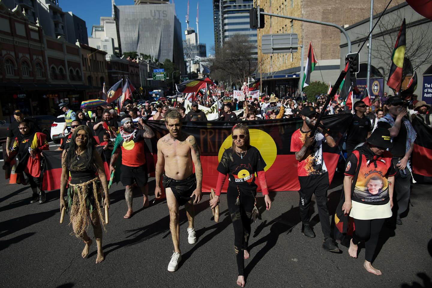 Marching in Gadigal Country/Sydney, September 13