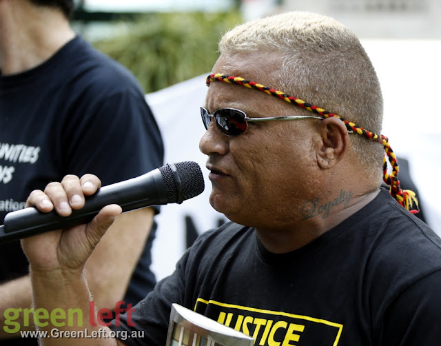 Stop Black Deaths In Custody rally, Perth Aptil 15, 2016.
