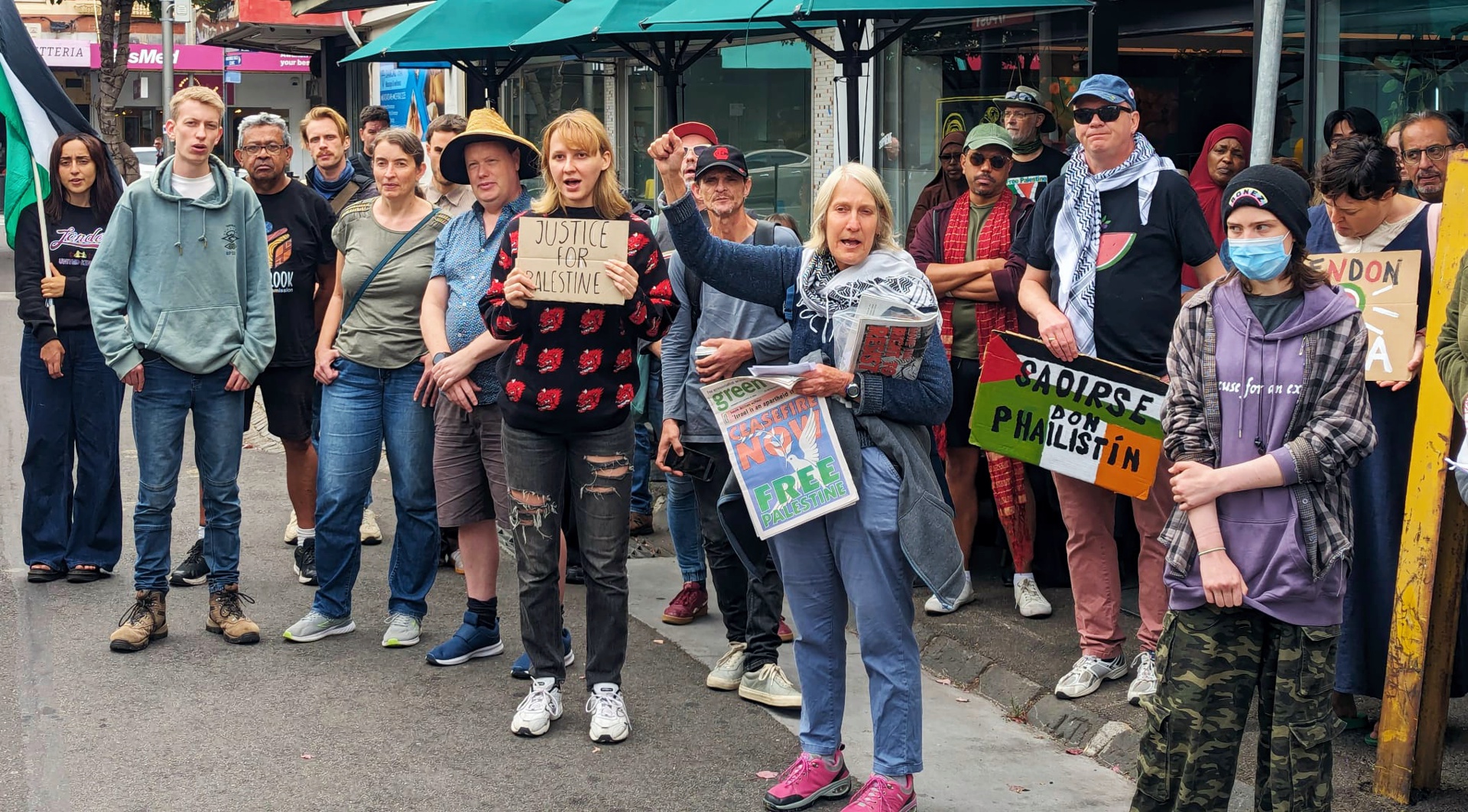 Mooney Ponds protest, March 22