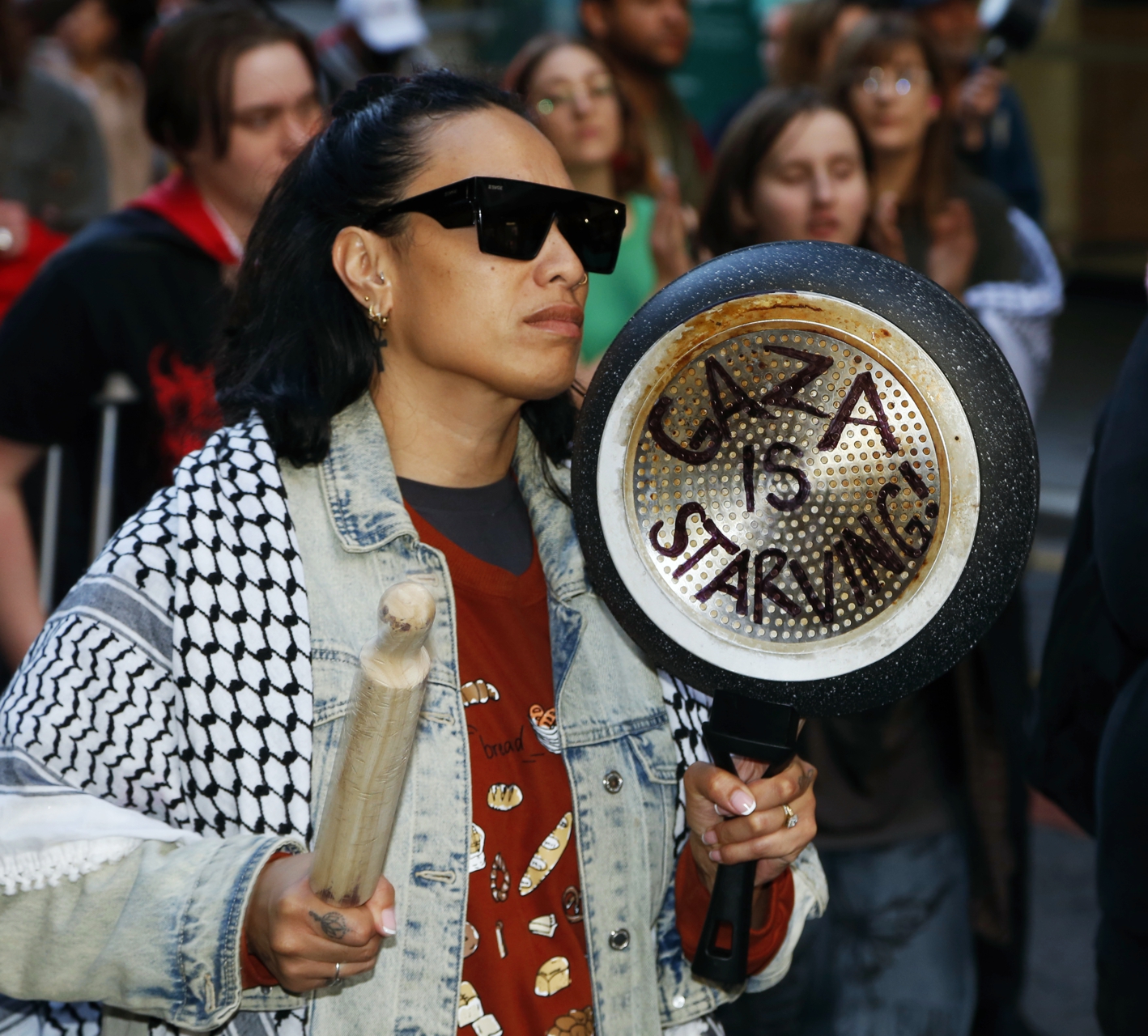 Gaza is starving, Magan-djin/Brisbane, August 1