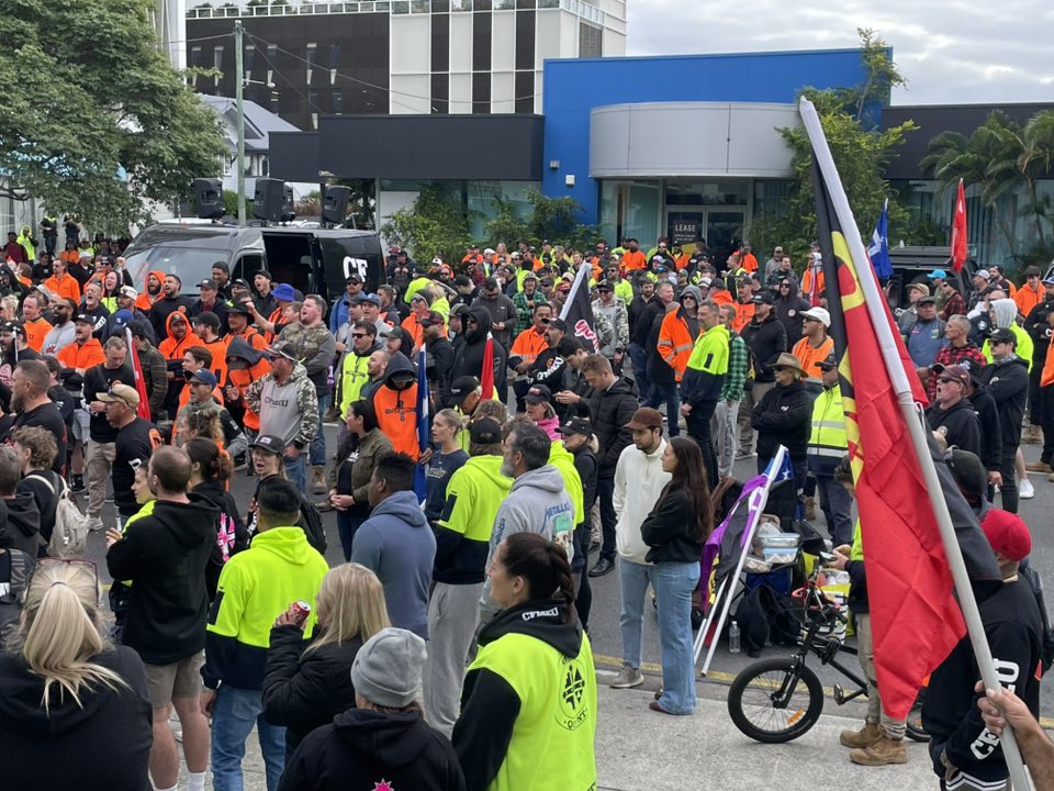 More from the CFMEU members protest