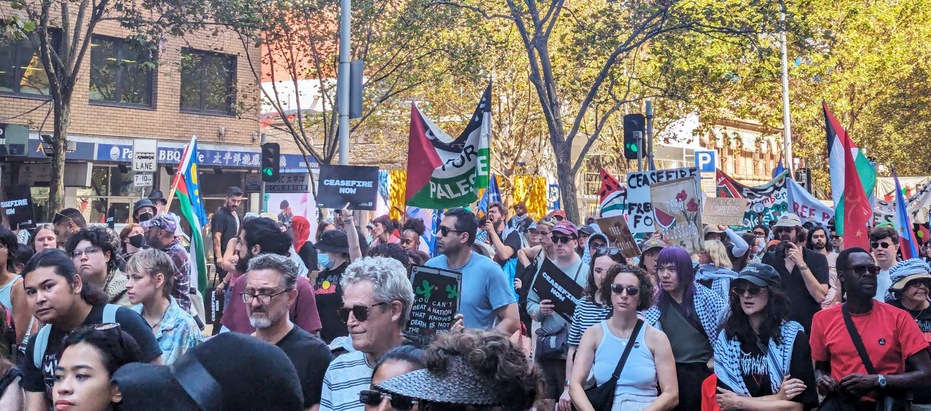 Naarm/Melbourne protest, March 17
