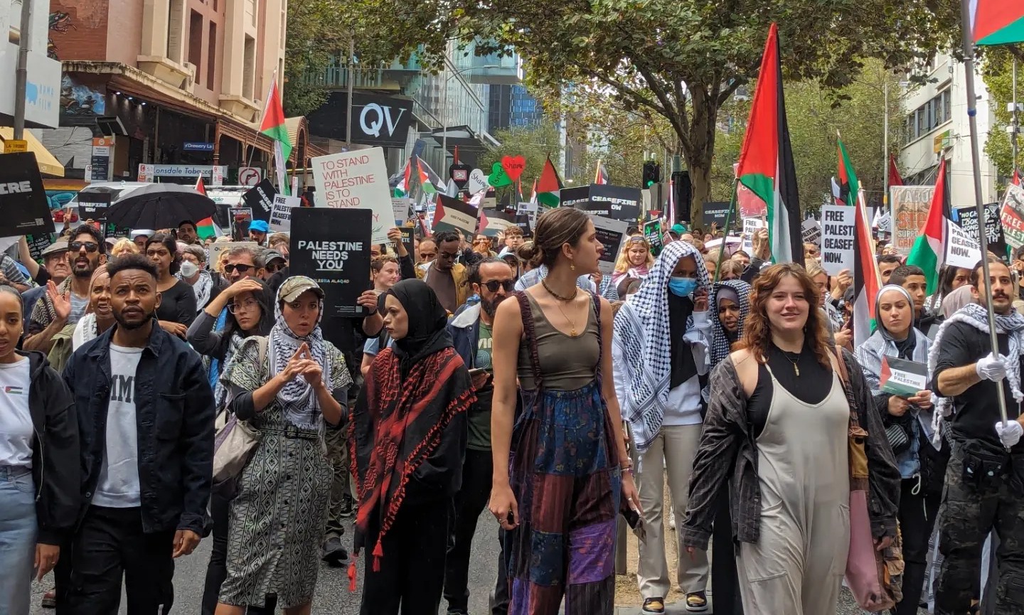 Naarm/Melbourne rally, April 7