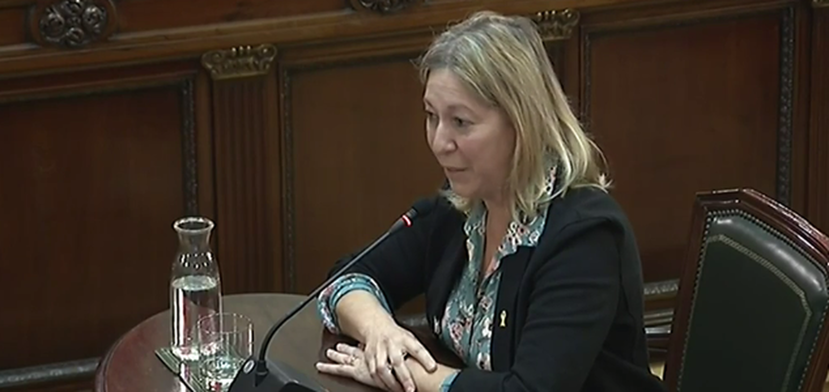 Neus Munté, former Catalan minister of state, giving evidence