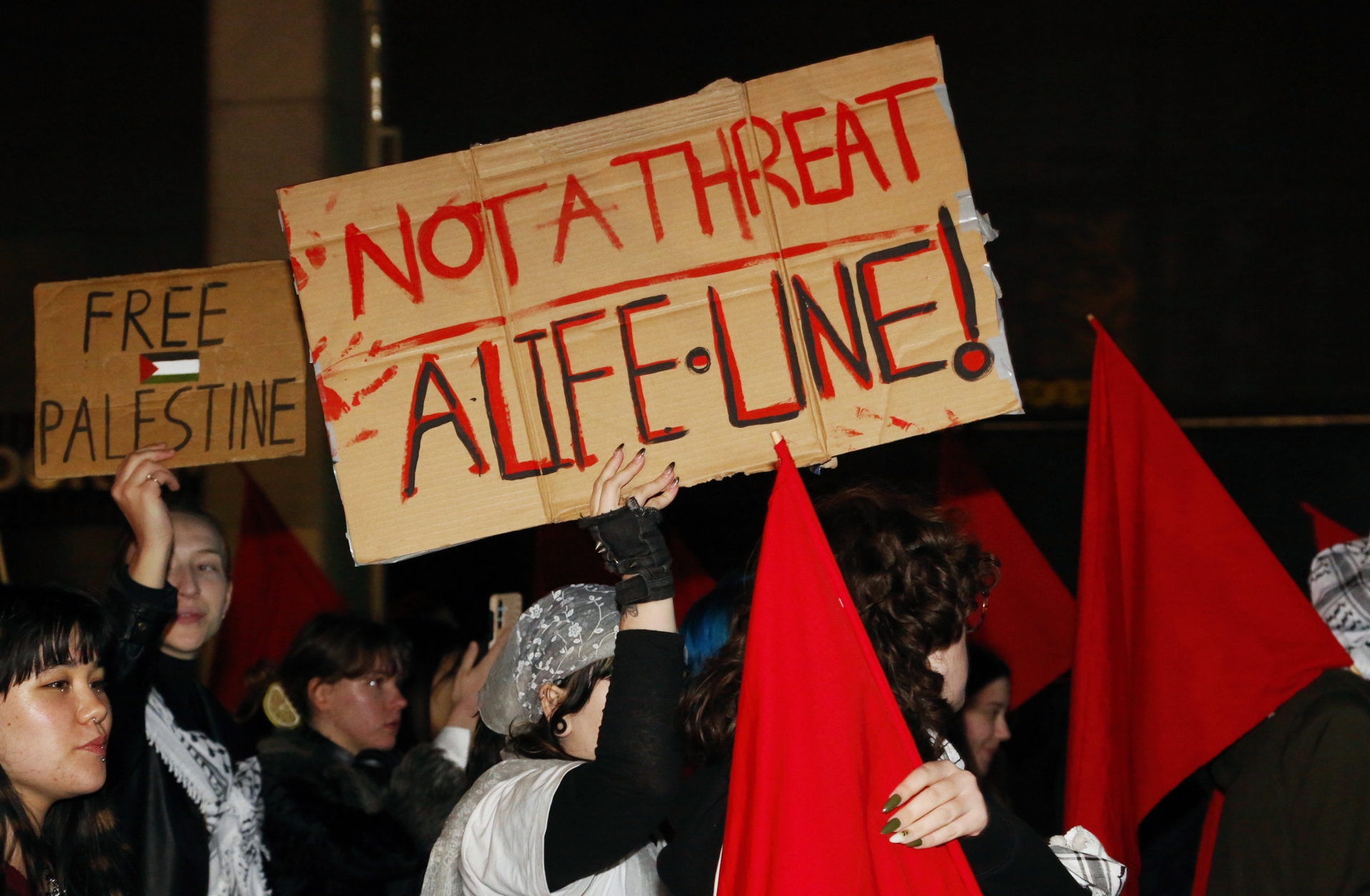 The Freedom Flotilla is a lifeline not a threat, Magan-djin/Brisbane, June 9 The Freedom Flotilla is a lifeline not a threat, Magan-djin/Brisbane, June 9