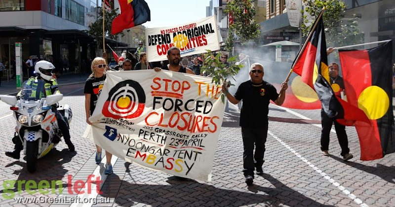 Protesters take to the street