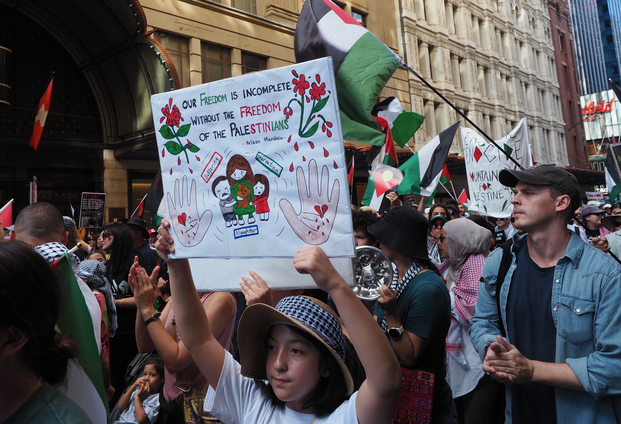 Our freedom is incomplete without freedom for Palestinians, Gadigal/Sydney, April 7