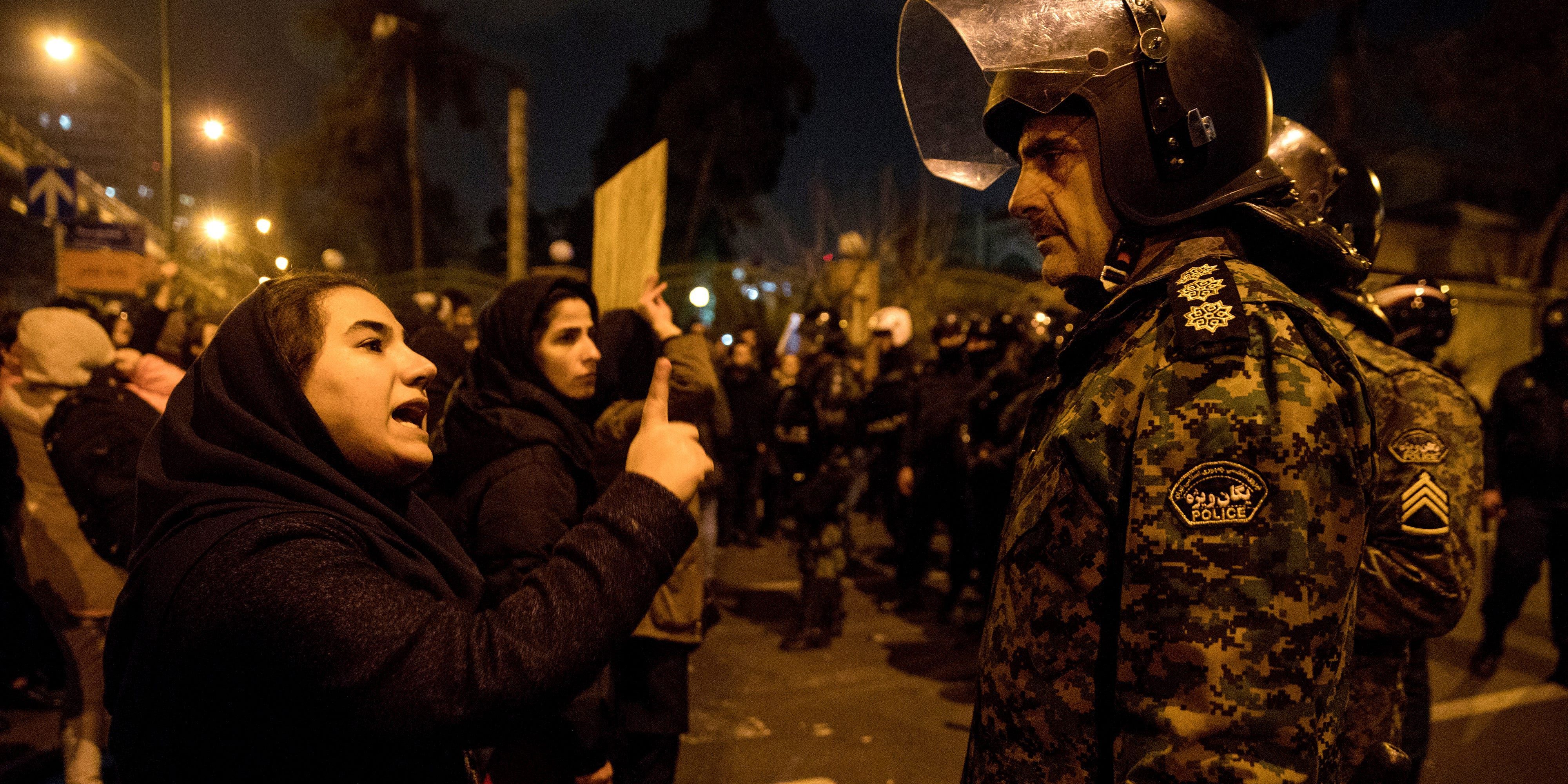 Iranian students call for a new revolution amid government crackdown