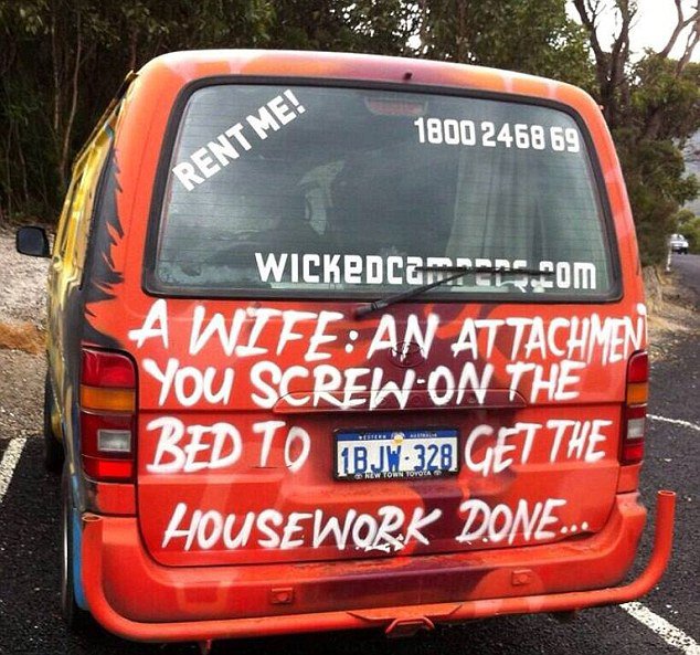 New law Wicked Campers' misogyny | Green Left