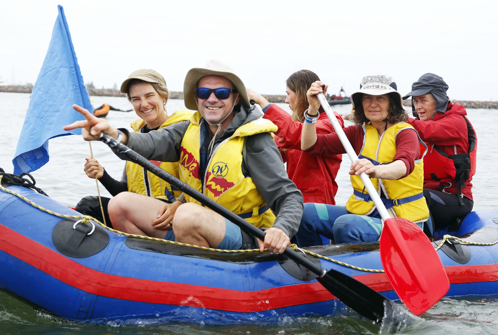 Paddling against coal